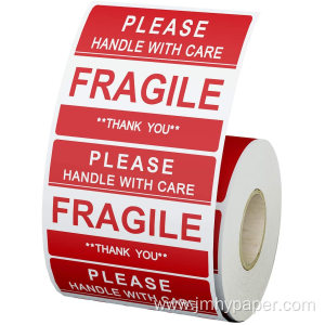 Fragile stickers warning customized label